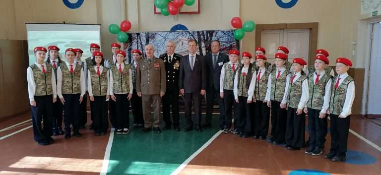 Торжественное открытие военно-патриотического класса «Аист»